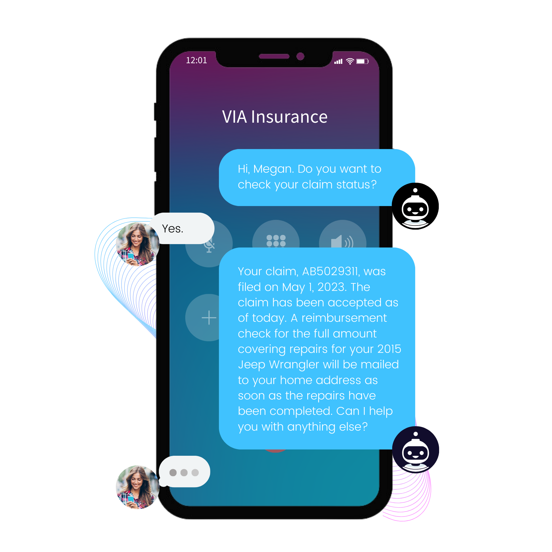 screenshot of SmartAction Speech IVR System
